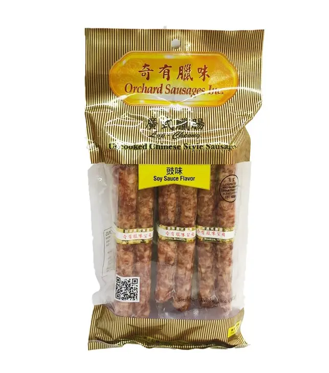 Orchard Chinese Soy Sauce Flavor Sausage 奇有广式豉味腊肠 30x14oz