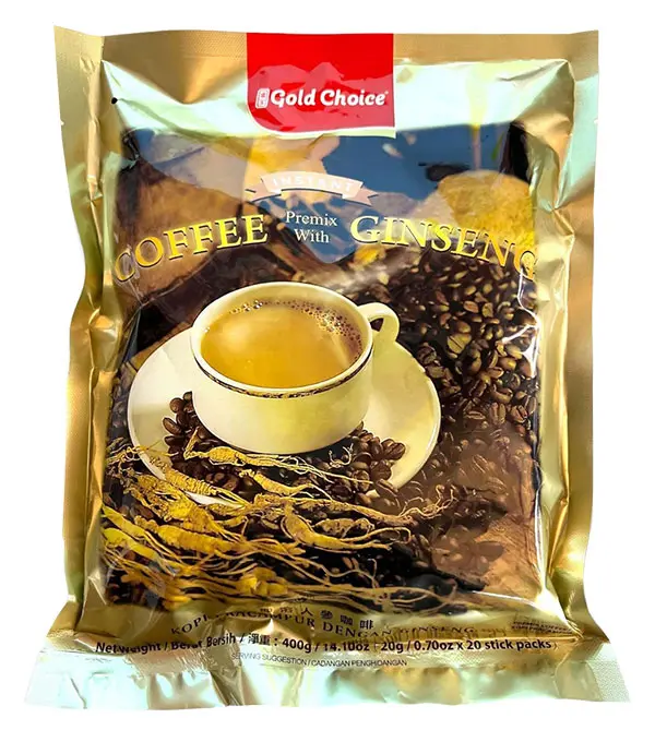 Gold Choice Inst Coffee - Ginseng 金宝即溶人参咖啡 24x20x20g