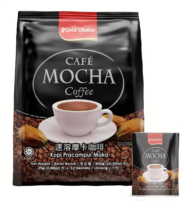 Gold Choice Inst Coffee - Kopi Pracampur Moka 金宝即溶摩卡咖啡 24x12x25g