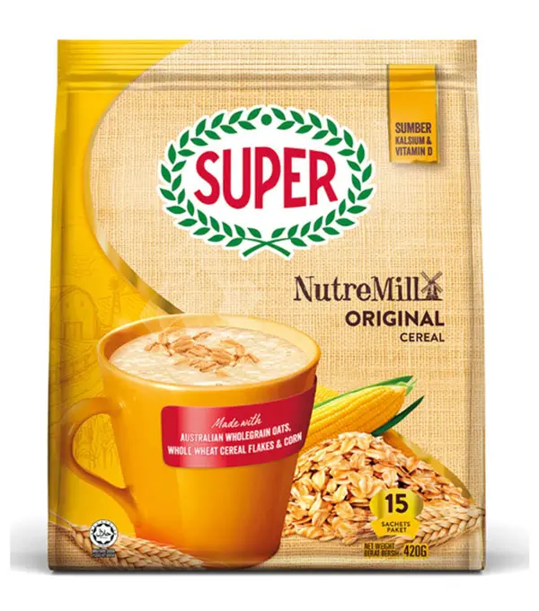 Super NutreMill 3in1 Original Cereal 超级原味麦片 24x20x30g