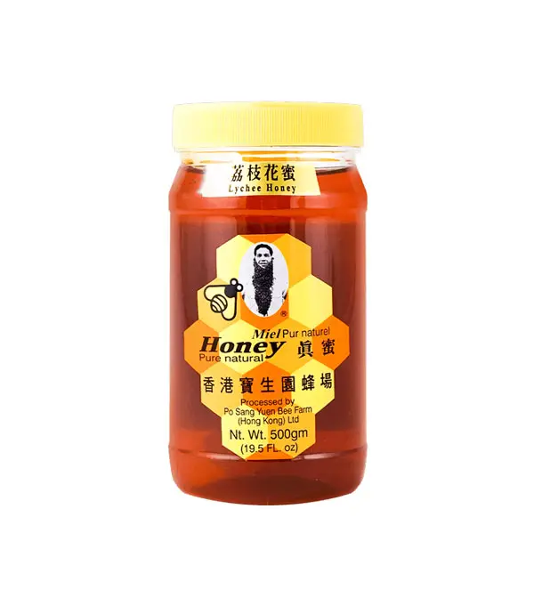 MIEL Pure Natural Honey -  Lychee  Honey 香港宝生园荔枝花蜜 12x500g