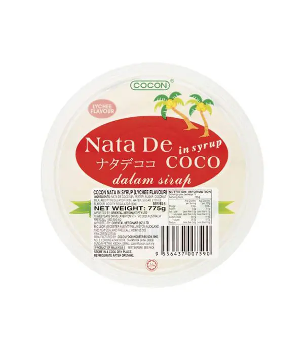 COCON Syrup Lychee Pudding  荔枝椰果布丁 12x27.34oz