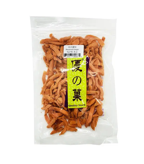 Quality Snack Preserved Ginger 优之果 桂花姜丝 30x8oz
