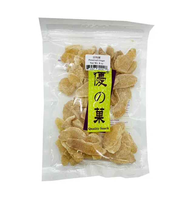 Quality Snack Preserved Ginger 优之果 话梅姜 30x8oz