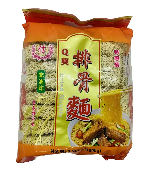TRUST Dried Noodle - Ribs 信牌 Q爽 排骨面 12x1000g