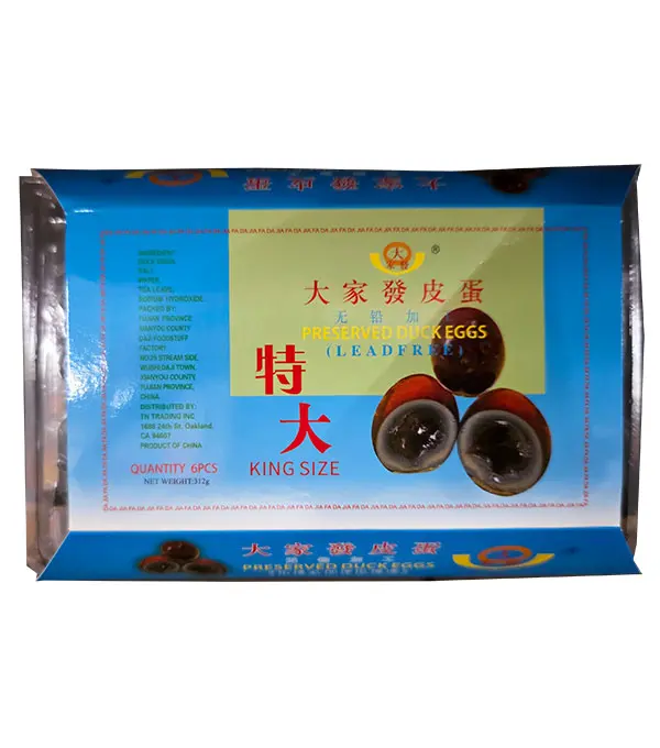 DaJiaFa Preserved Duck Eggs 大家发 无铅皮蛋 24x6pcs