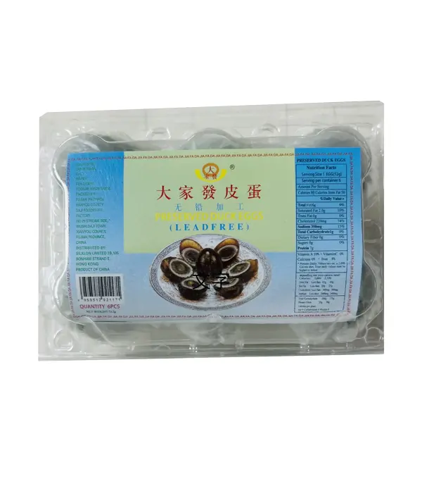 DaJiaFa Preserved Duck Eggs 大家发 无铅皮蛋 24x6pcs