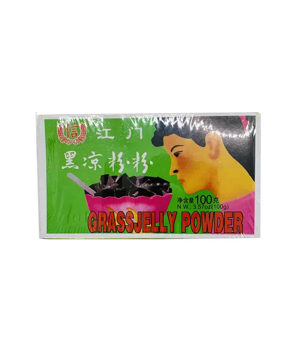 TRUST Grass Jelly https://tnhtradingco.com/odoo/inventoryPowder 信牌 纯正黑凉粉粉  120X100g
