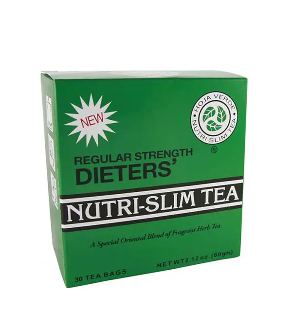 Nutri-Slim Regular Strength Dieters' Tea  三叶牌 中强 瘦身茶 12x 30b/60g