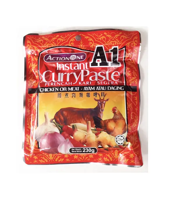 A1 Inst Curry Paste - Meat 即煮肉类咖喱料 12psx230g 