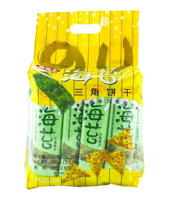 GoldenFuji Seaweed Triangle Biscuits 金富士 海苔三角饼 12x300g