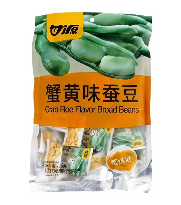 GY Roasted Broad Beans Crab Roe 甘源 蟹黄味蚕豆 20 X 285g