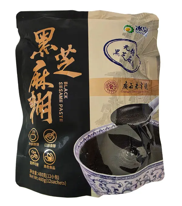 SOYSPRING Sesame Dessert - sugar free冰泉 黑芝麻糊 - 无糖 20x480g