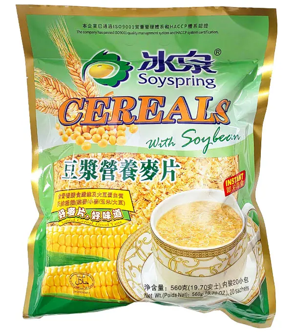 SOYSPRING Cereal - Soybean 冰泉 豆浆营养麦片 12x560g