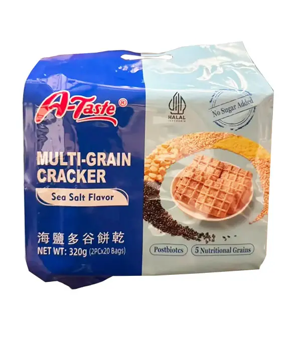 A-TASTE Multi-Grain Cracker - Sea Salt 海盐多谷饼 16x320g 