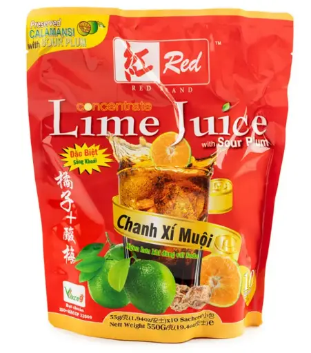 [20219] Read Brand Concentrate Lime Juice - Sour plum 红牌 桔子 + 酸梅 冲剂 24x10