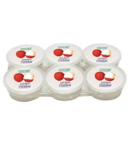 [30101] COCON Pudding -  Lychee Flavor COCON 荔枝布丁 12/6/118g