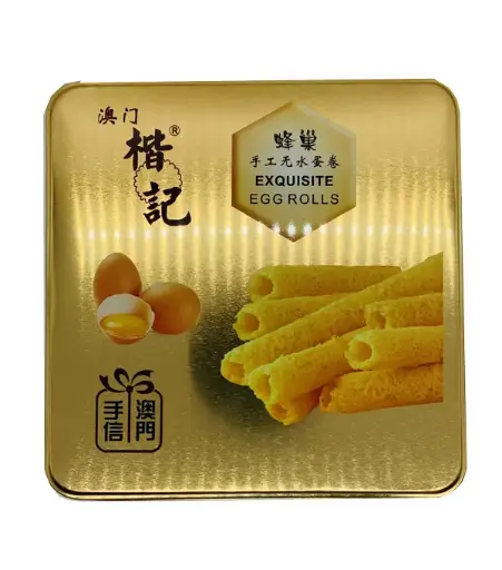[30244] Macau Kaiji Honeycomb Egg Roll 澳门楷记 蜂巢鸡蛋卷 12x454g