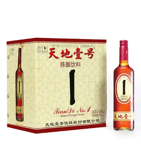 [30261] TianDiNo1 Mature Vinegar Drink 天地一号 陈醋饮料 12x650ml