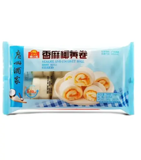 [40107] LiKouFu Seasame and Coconut Roll 利口福 香麻椰黄卷 24x280g