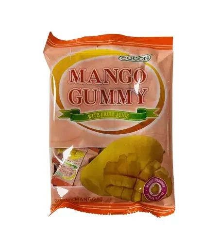 [60125] COCON Mango Gummy with Fruit Juice COCON 芒果果汁软糖 36x100g