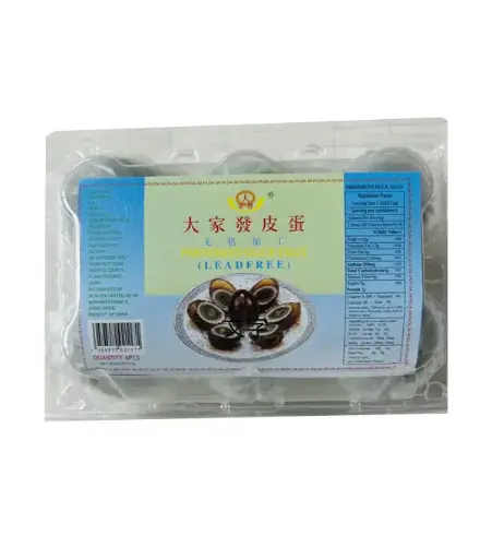 [70346] DaJiaFa Preserved Duck Eggs 大家发 无铅皮蛋 24x6pcs