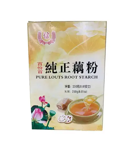 [70236] TRUST Pure Lotus Root Starch 信牌 纯正莲藕粉 30x8.81oz
