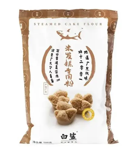 [70504] White Shark Steamed Rice Cake Mix 白鲨 发糕粉 20x500g