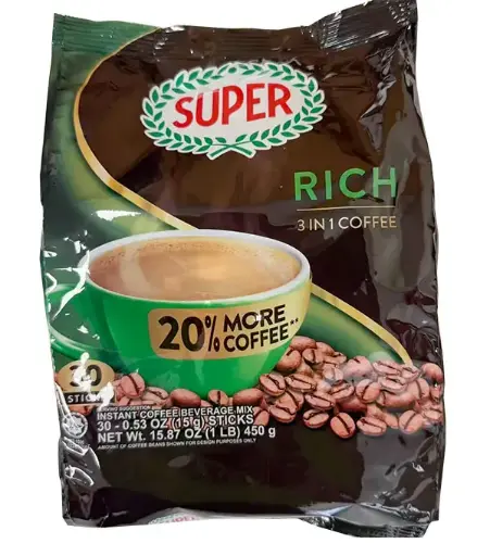 [20304] Super Inst Coffee - Rich 3in1 超级 特浓咖啡 24x30px25g 